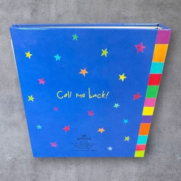 Hallmark "Like...Hello!" Fun Face Refillable Address Book - Picture 4 of 8